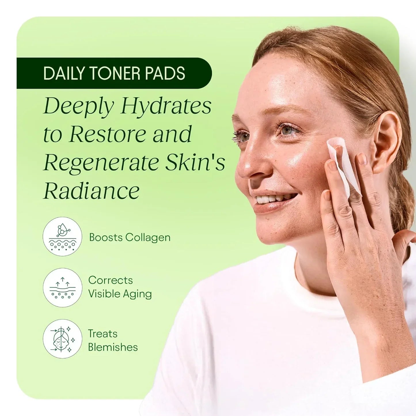 Korean Anti-Aging Toner Pads – Fades Dark Spots & Wrinkles Fast (100 Pads)