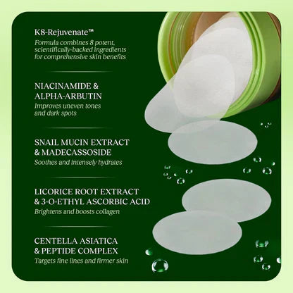 Korean Anti-Aging Toner Pads – Fades Dark Spots & Wrinkles Fast (100 Pads)
