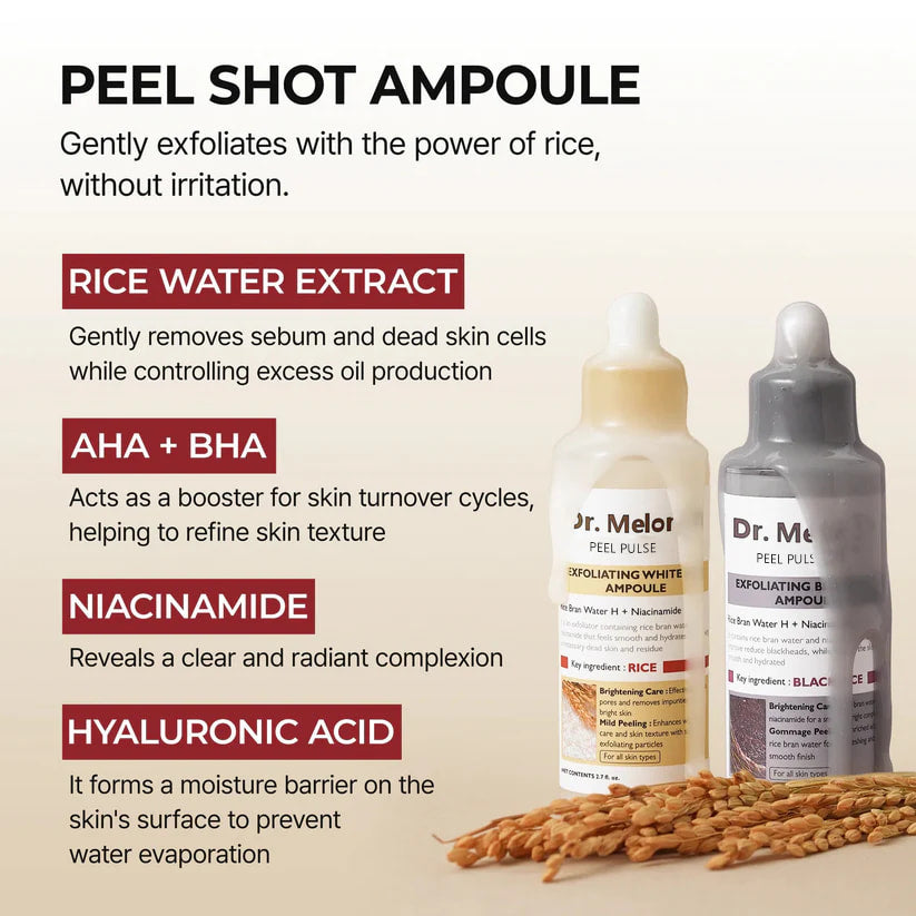 Final 3 Hours: 70% OFFš„ Gentle Exfoliator Glow Rice Ampoule-Suitable for All Skin Types